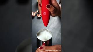 How To Froth Milk At Home shorts [upl. by Bianchi]