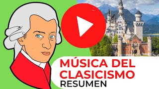 Música del CLASICISMO 🎶RESUMEN MUSICAL [upl. by Retswerb965]