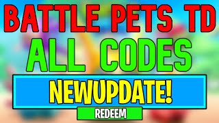 New Battle Pets TD Codes  Roblox Battle Pets TD Codes July 2024 [upl. by Einyaj773]