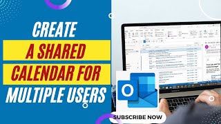 How to Create a Shared Calendar in Outlook 365  How to Create a Shared Calendar For Multiple Users [upl. by Araeic]