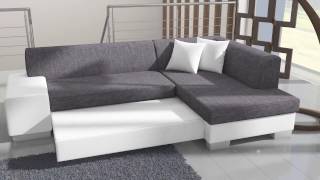 Corner sofa bed BERGEN from VIKAFURNITURE [upl. by Oirasec]