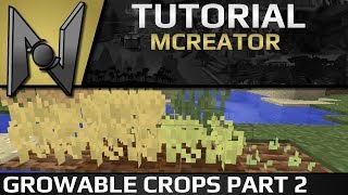 MCreator Tutorial Custom Crops 20  Seed Procedure  Part 2  183 [upl. by Mariano521]