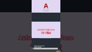 AutoCAD Daily Dose📚Episode 18 FILLET autocad learning tips ytshorts [upl. by Bravin391]