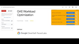 NEW GKE Workload Optimization GCRF  qwiklabs  GSP769  updated [upl. by Morell]