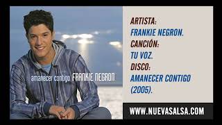 Frankie Negron  Tu Voz Salsa [upl. by Aleac852]