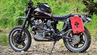 CX500 Scrambler Build Timelapse [upl. by Zehe174]