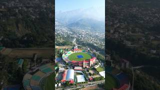 Dharamshala Cricket Stadium View from my Resort [upl. by Darsey902]