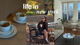 LIFE IN NEW YORK  staycation in the city fall vibes packing for my trip [upl. by Vivianna]