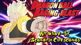 Dragon Ball Raging Blast All What If Cutscenes [upl. by Odella]