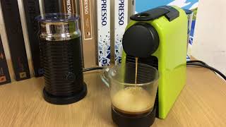 Nespresso Essenza Mini 濃縮沖泡影片 [upl. by Crystie331]