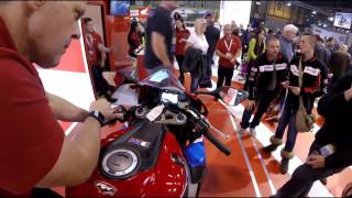 Honda CBR1000RR Fireblade SP2 2017 Screen function NEC 2016 [upl. by Elleinnod]