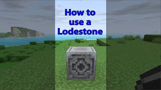 Minecraft  How to Use a Lodestone shorts [upl. by Xilef]