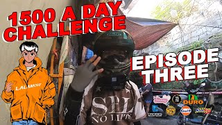 1500 A DAY CHALLENGE EPISODE 3  TINUMAL TUMAL NA NGA  LALAMOVE DELIVERY RIDER [upl. by Lloyd]