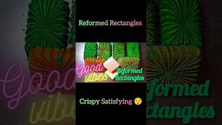 Reformed RectanglesCrispy Satisfying 💚❤️🤍 Frisky1luvv [upl. by Enyaht632]