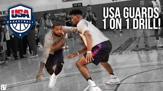 USA Basketball 1 on 1 Kyrie Jimmy DLo amp More Go AT IT Team USA Guards Go Head To Head [upl. by Orji]