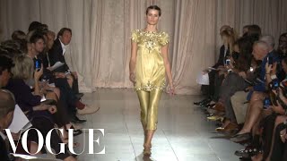 Marchesa Ready to Wear Spring 2013 Vogue Fashion Week Runway Show [upl. by Delaryd]