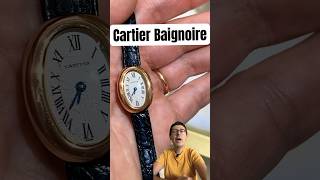 Vintage Cartier Baignoire watch [upl. by Aisilef]