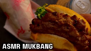 ASMR PORTILLOS DOUBLE CHEESEBURGER amp ITALIAN BEEF SANDWICH MUKBANG EATING SOUNDS [upl. by Sigvard]