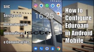 How to Configure Eduroam in Android Mobile [upl. by Anait]