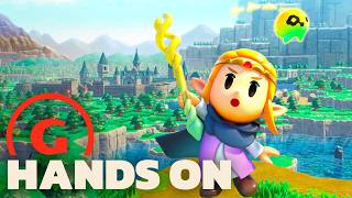 Zelda Echoes of Wisdom Plays Like A Mini Tears Of The Kingdom  GameSpot Preview [upl. by Aelanna]