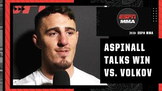 Tom Aspinall recaps Alexander Volkov win calling out Tai Tuivasa at UFCLondon  ESPN MMA [upl. by Romaine288]