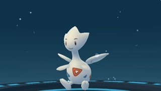 Togepi Evolving Into Togetic in Pokemon GO Best Gen 2 Baby Evolution [upl. by Ellebasi]