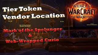 How to find Tier Token Vendor  City of Threads WoW TWW [upl. by Eisac201]