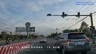 Quốc lộ 13 thành phố Bến Cát phần 2 tỉnh Bình Dương [upl. by Cirderf]