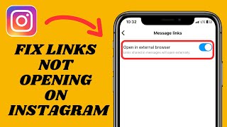 Fix Links Not Working On My Instagram 2024 [upl. by Lenhart]