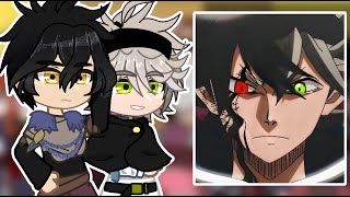 Black Clover React to Asta  Gacha Reacts to  Gacha Club [upl. by Thema]