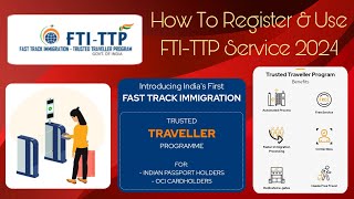 How To Register amp Use FTITTP Service 2024  Fast Track Immigration  Trusted Traveller Program 2024 [upl. by Dicks]