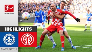 Darmstadt 98  1 FSV Mainz 05 00  Highlights  Matchday 11 – Bundesliga 202324 [upl. by Neryt448]