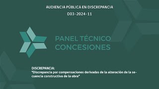 Audiencia Pública en Discrepancia D03202411 [upl. by Keeler]