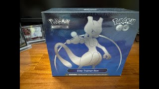 Pokemon TCG Unbox Pokemon Go Elite trainer box [upl. by Anehsak]