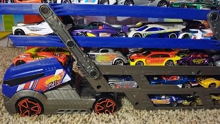 Hot Wheels City Turbo Hauler  Unboxing and Demonstration [upl. by Rosemonde]