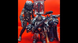 JoyToy WarHammer 40K Grey Knights CASTELLAN CROWE [upl. by Nosimaj995]