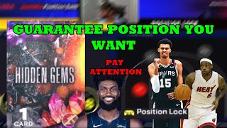 HOW TO MAKE YOUR TEAM BETTER  GUARANTEED POSITION LOCK WHEN OPENING UP PACKS  2K25 MYTEAM PACK WAY [upl. by Lister]