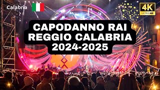 Capodanno Rai  REGGIO CALABRIA 20242025 [upl. by Ainuj]