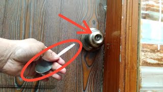 How To Open Door Lock Without Key  Door Lock Open Karne Ka Tarika  Lock Kholne Ka Tarika [upl. by Nutsud]