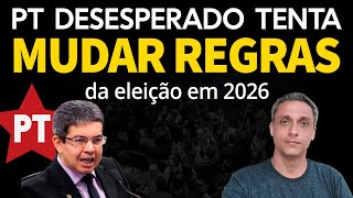 DESESPERADOS PT quer impedir Bolsonaro de eleger SENADORES em 2026 e tenta mudar as regras [upl. by Htebirol]