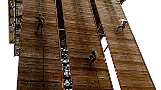 Rappelling Air Assault School Featuring Male amp Female Soldiers Of All Ranks From Around The Nation [upl. by Ynohtnad]