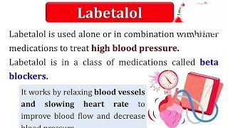 Labetalol by Amit Sharma DMLT DPharma [upl. by Evander]