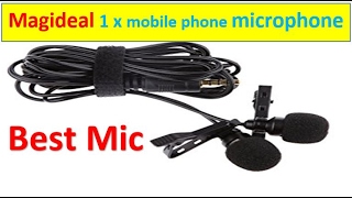 UnBoxing And Review  Magideal black Electret Condenser type microphone [upl. by Baiss]