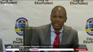 Ekurhuleni Mayor appoints new Finance MMC [upl. by Tsnre]