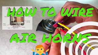 How To Wire Up amp Install Your Air Horn Kit [upl. by Enneite524]