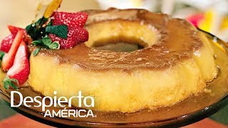 Receta de flan de calabaza  Cocineros Latinos [upl. by Clarabelle]