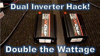 Parallel Inverters  Double the Power Hack Part2 [upl. by Jentoft156]