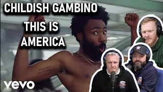 Childish Gambino  This Is America REACTION  OFFICE BLOKES REACT [upl. by Garner]