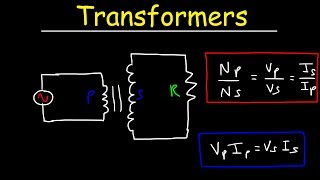 Transformers Physics Problems  Voltage Current amp Power Calculations  Electromagnetic Induction [upl. by Bohs]