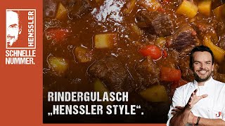 Schnelles Rindergulasch Rezept von Steffen Henssler [upl. by Gillman213]